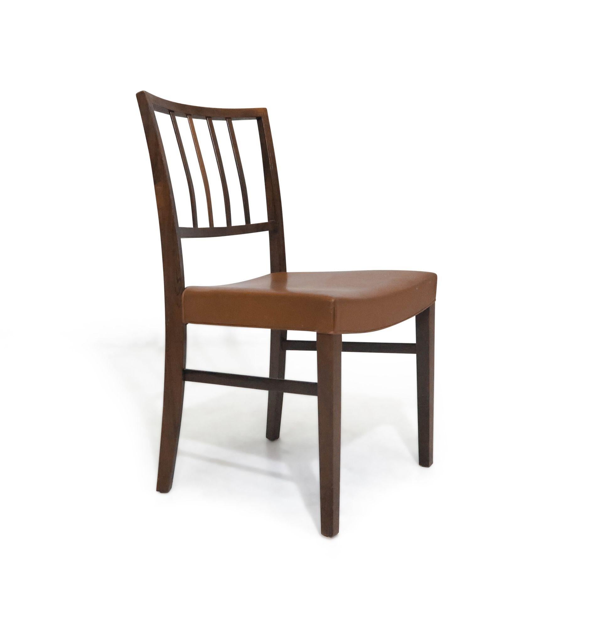 Scandinavian Modern 1950s Danish Rosewood Dining Chairs in Manner of Jacob Kjaer For Sale