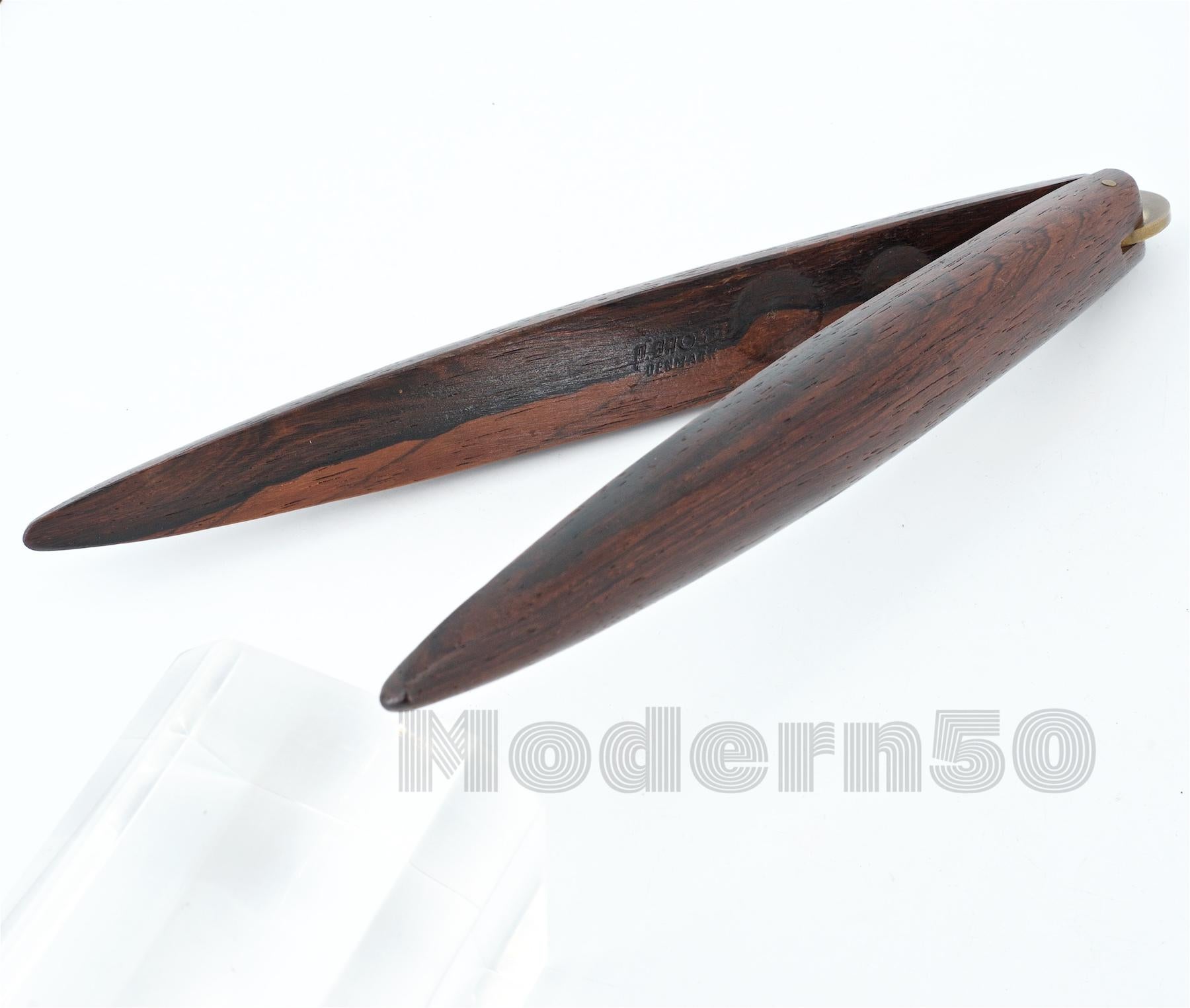 Mid-20th Century 1950s Danish Rosewood Nutcracker Christmas Midcentury Functional Gift For Sale
