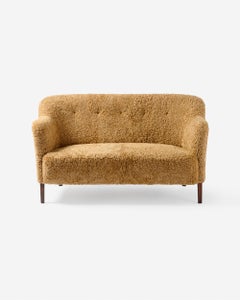 1950s Danish Sheepskin Sofa by Alfred Christensen