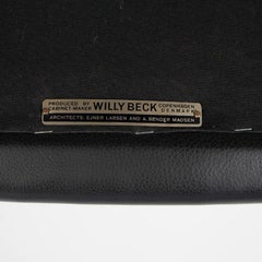 1950s Danish Stool by Ejner Larsen & Aksel Bender Madsen for Willy Beck