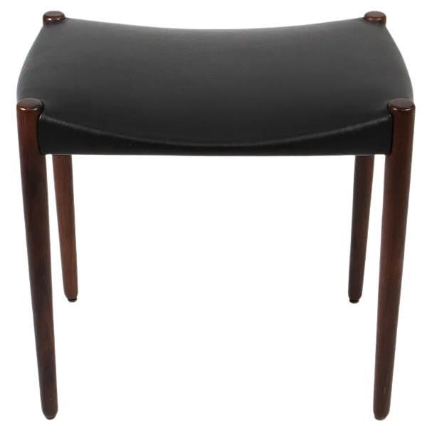 1950s Danish Stool by Ejner Larsen & Aksel Bender Madsen for Willy Beck