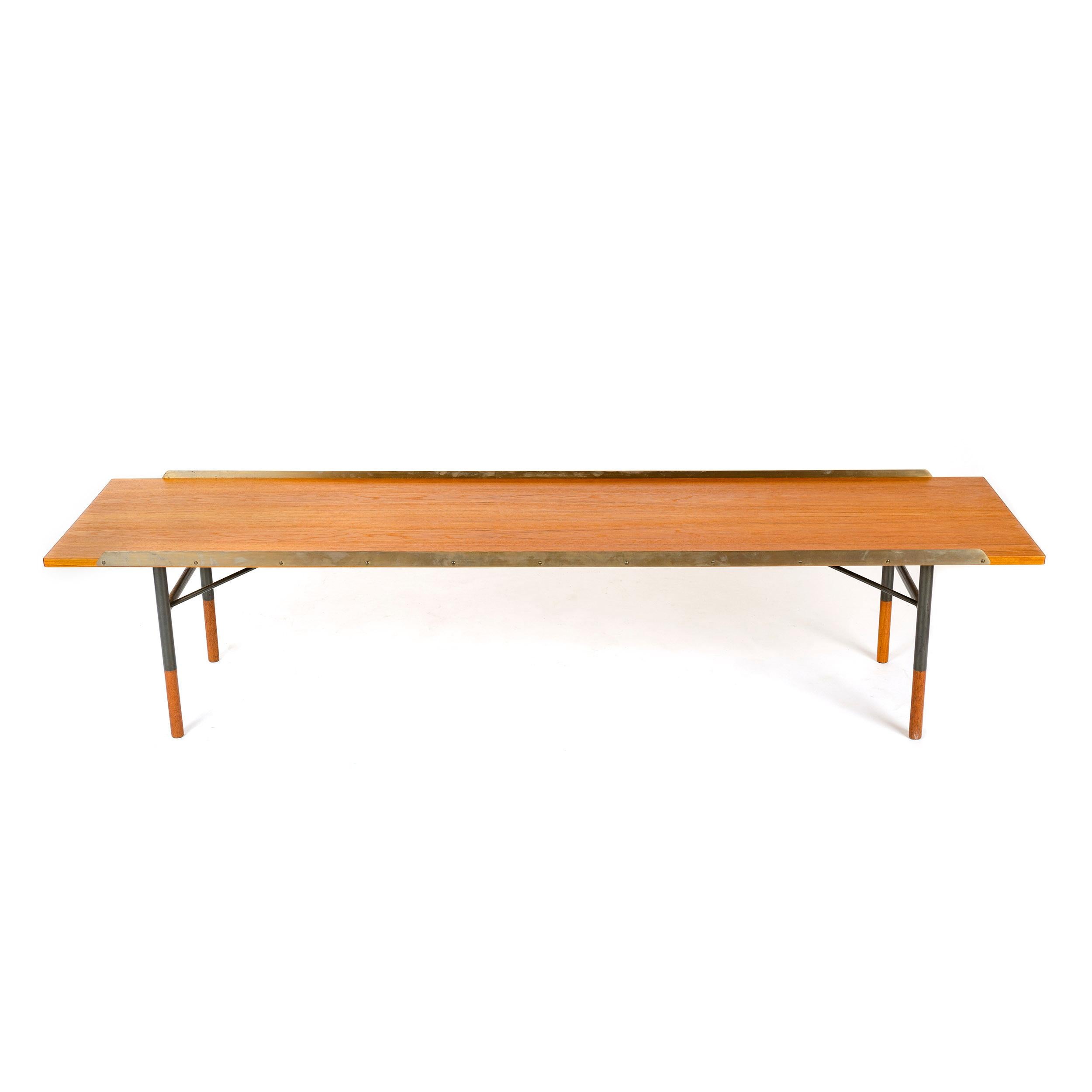 Scandinavian Modern 1950s Danish Table Bench by Finn Juhl for Bovirke