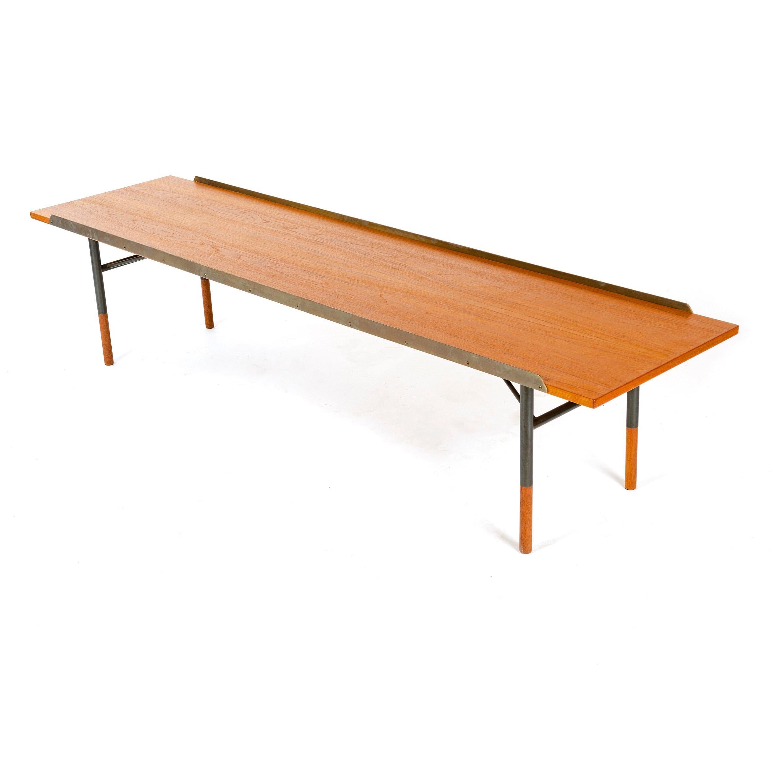 1950s Danish Table Bench by Finn Juhl for Bovirke In Good Condition In Sagaponack, NY