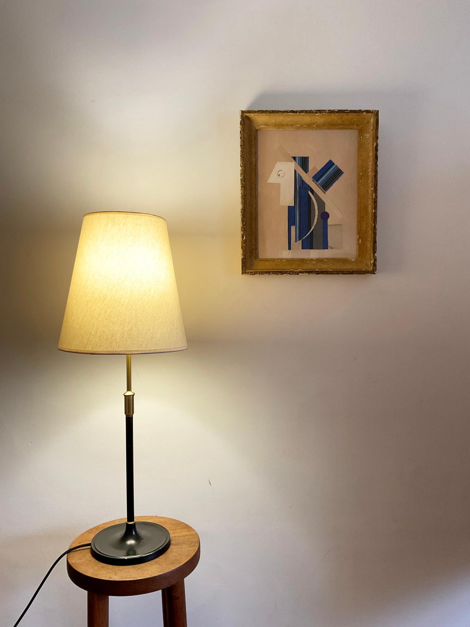 1950s Danish Table Lamp Designed by Aage Petersen Manufactured by Le Klint For Sale 3