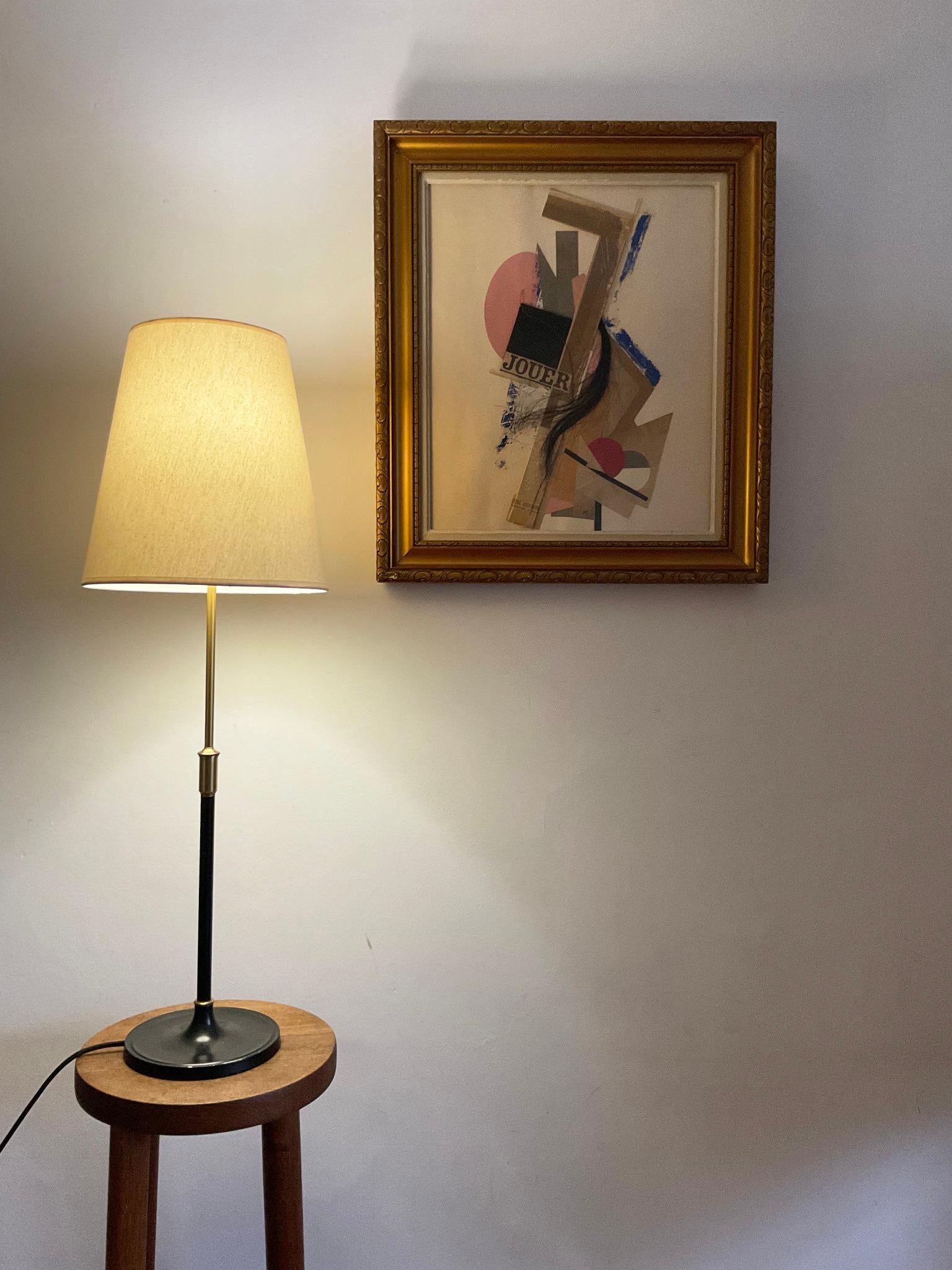 1950s Danish Table Lamp Designed by Aage Petersen Manufactured by Le Klint For Sale 2