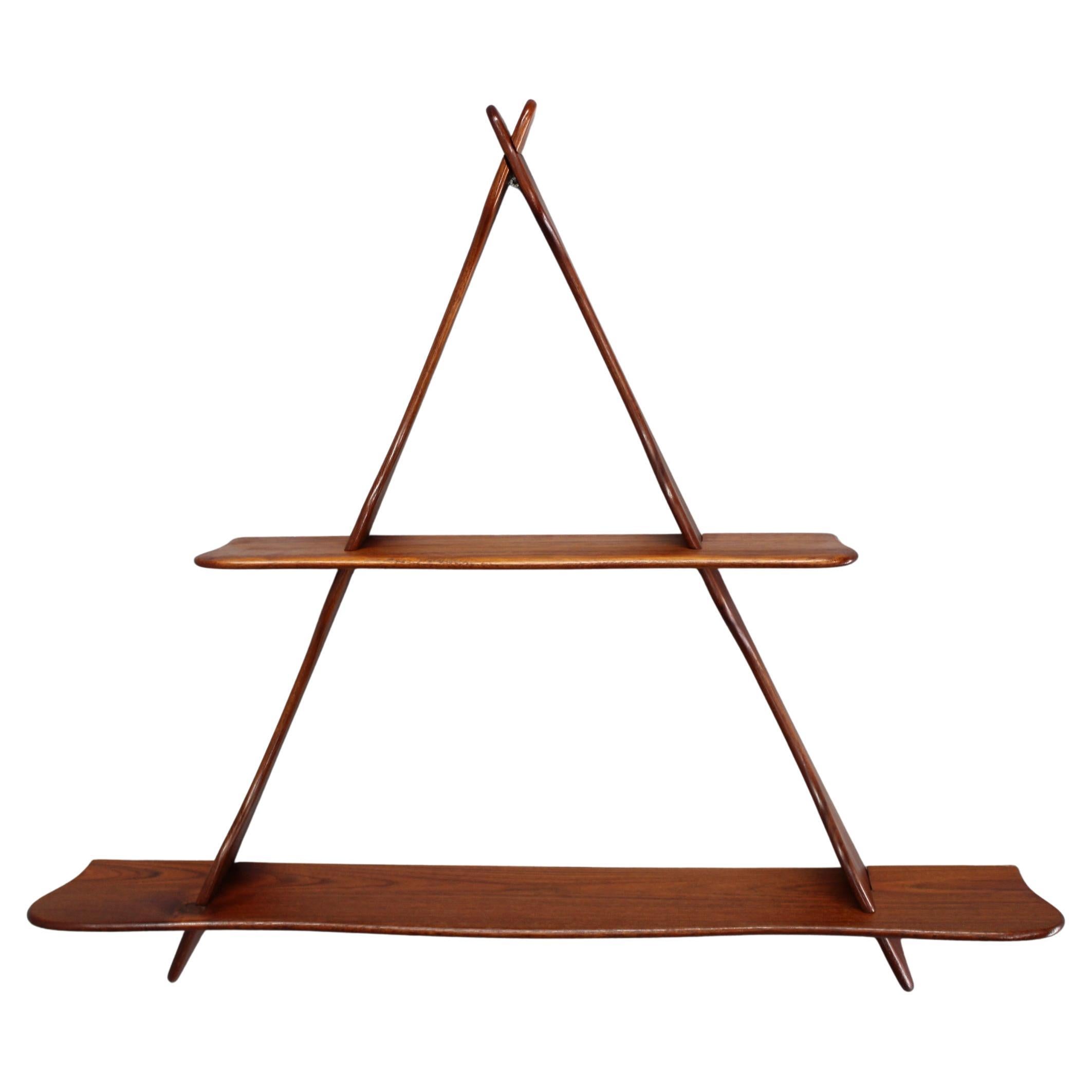 1950s Danish Teak "Amager" Wall Shelf by Peder Moos