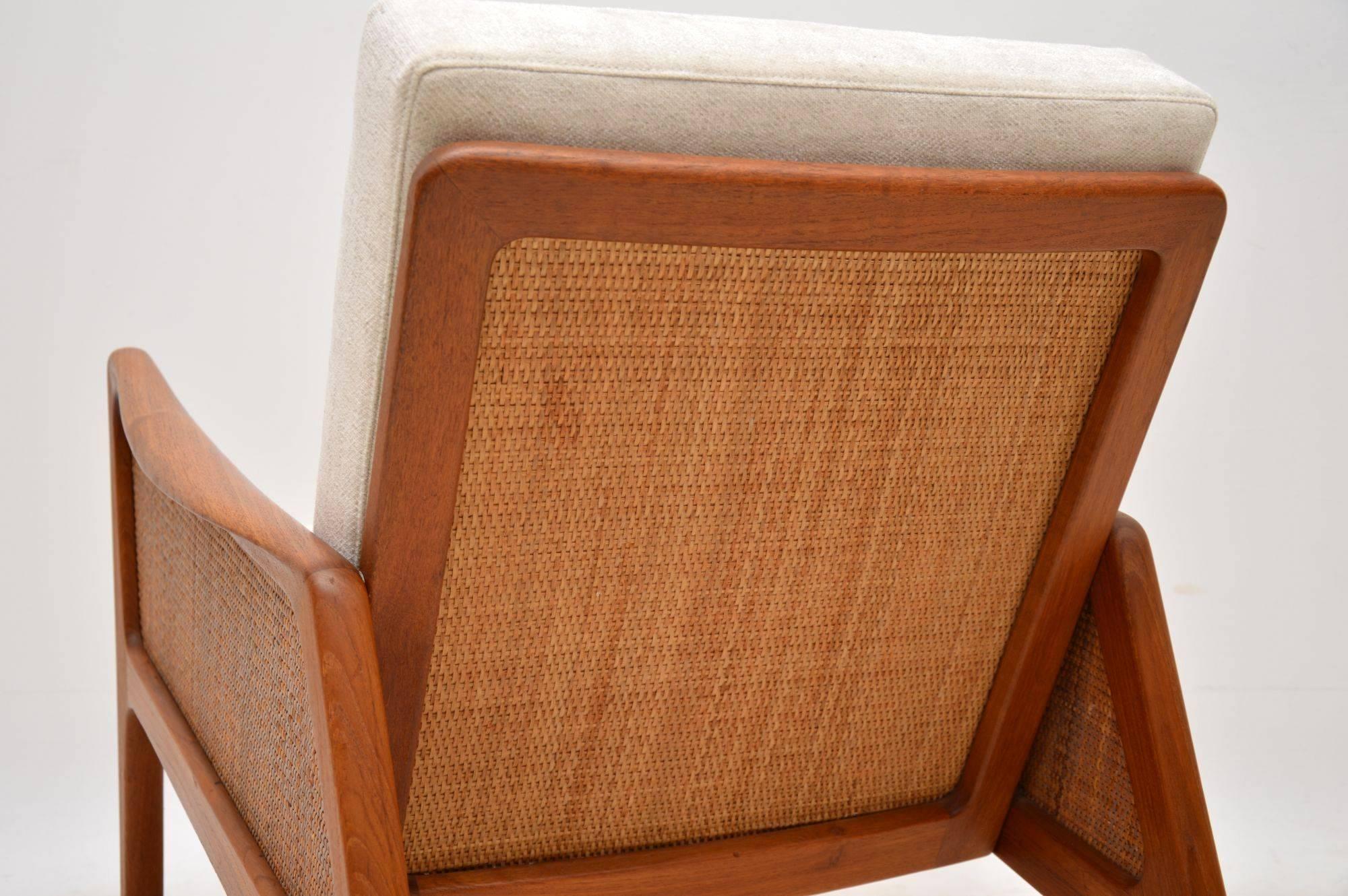 1950s Danish Teak Armchair by Peter Hvidt & Orla Mølgaard-Nielsen 4