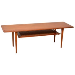 1950s Danish Teak Coffee Table by Peter Hvidt 
Orla Mølgaard Nielsen