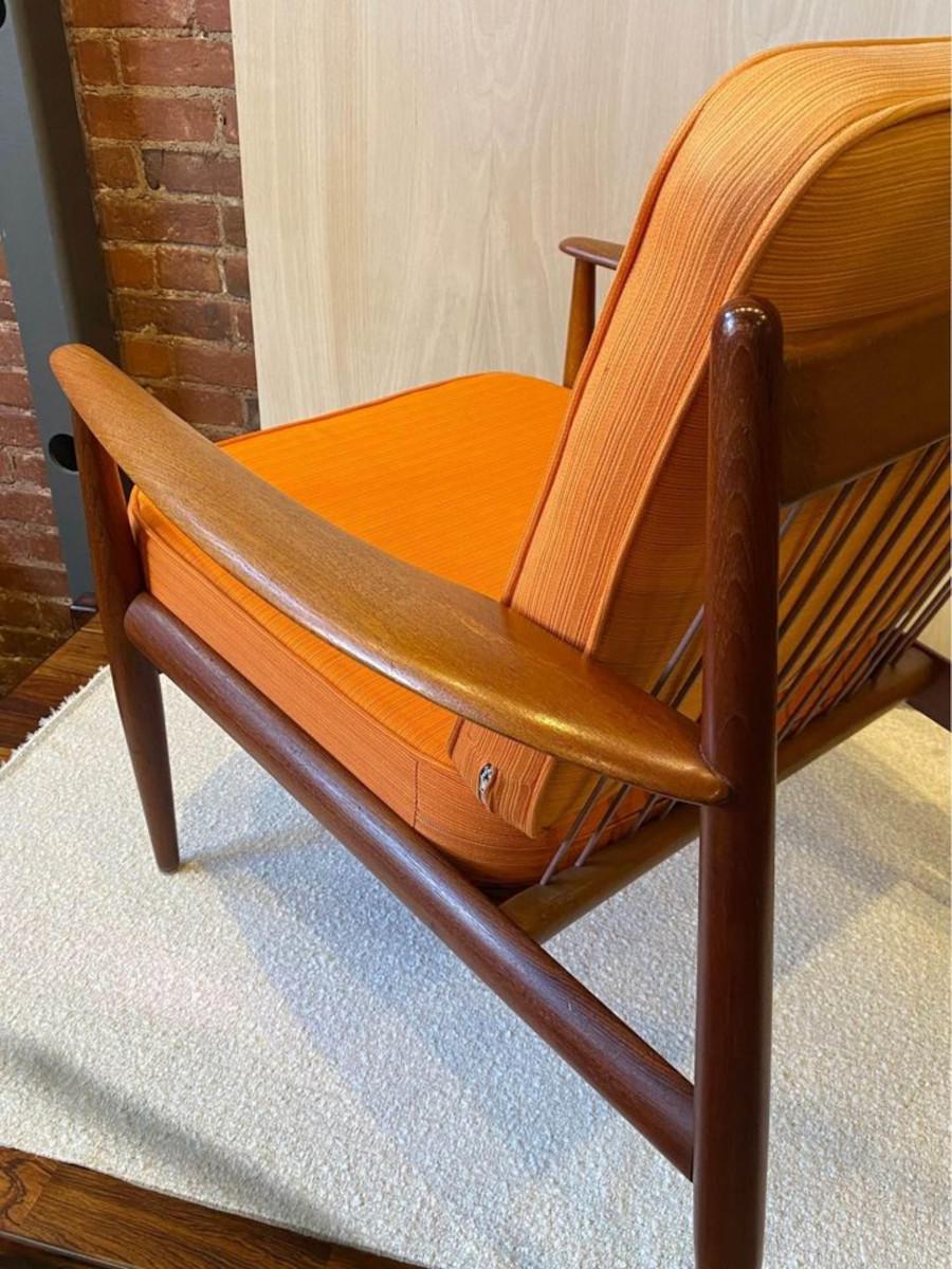 1950s Danish Teak FD-118 Lounge Chairs by Grete Jalk for France and Daverkosen 4