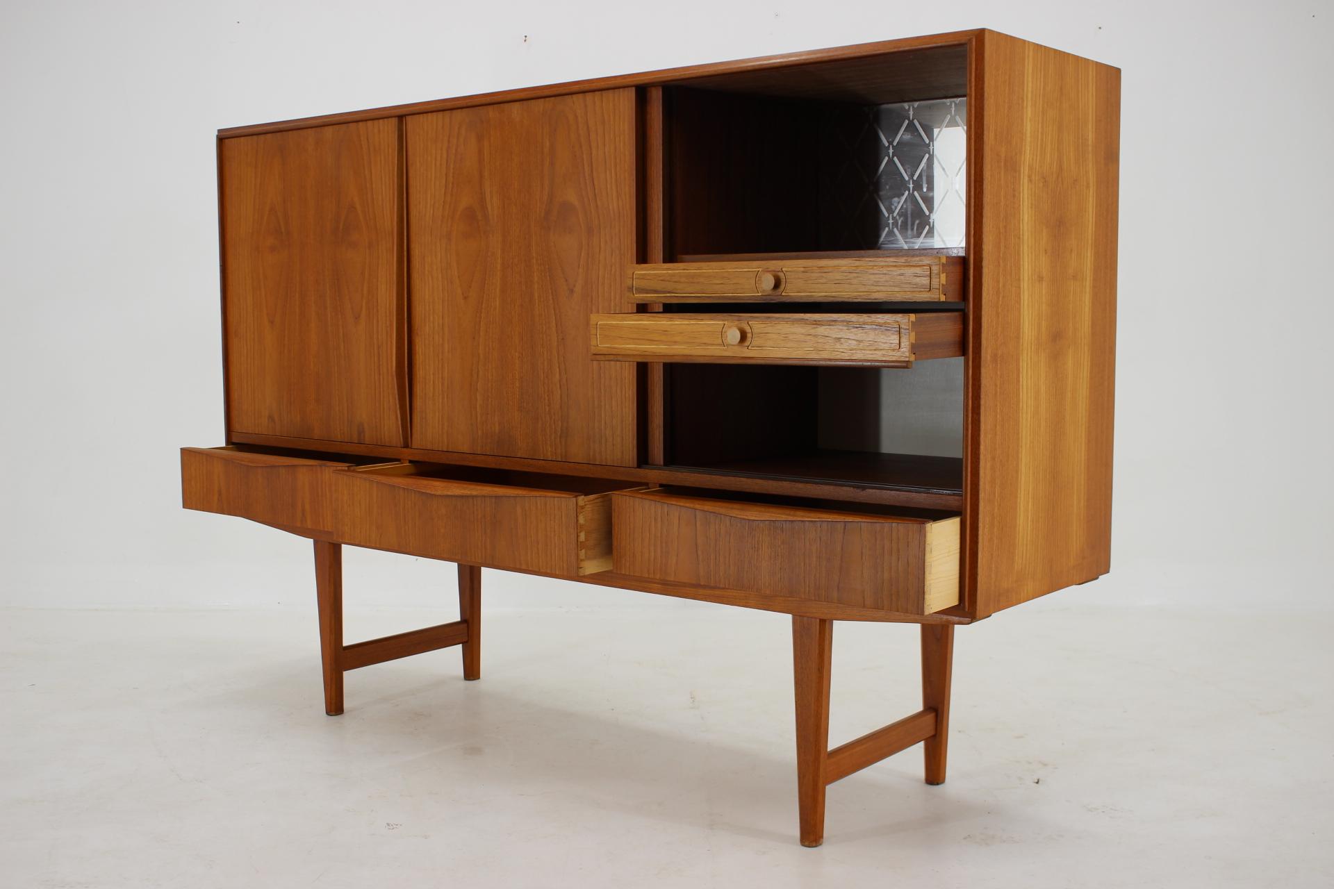 1950s Danish Teak Highboard by E. W. Bach for Sejling Skabe 5