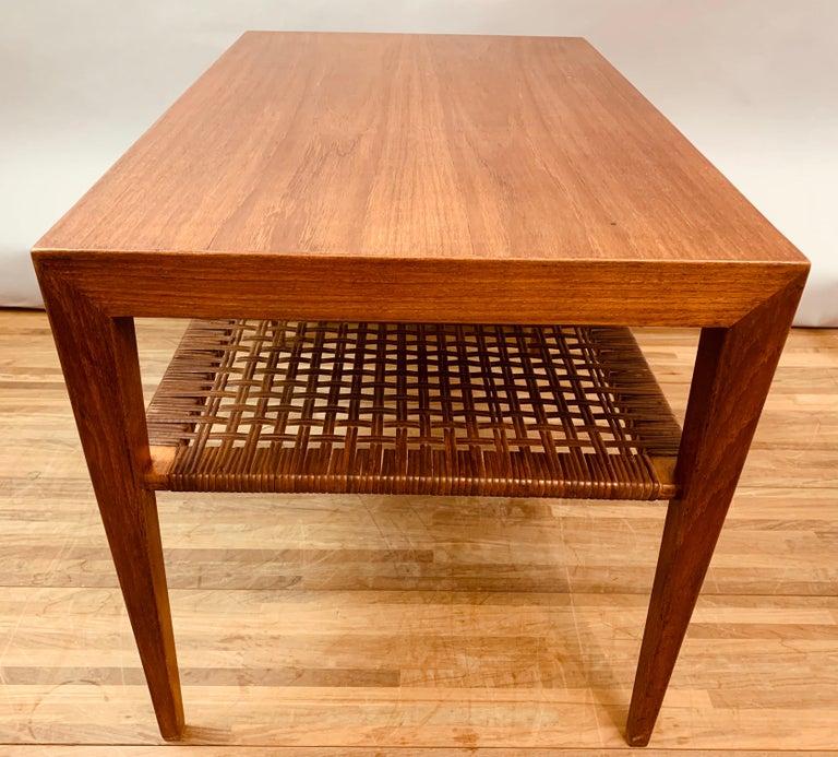 1950s Danish Teak Severin Hansen for Haslev Furniture Coffee or Side Table 6