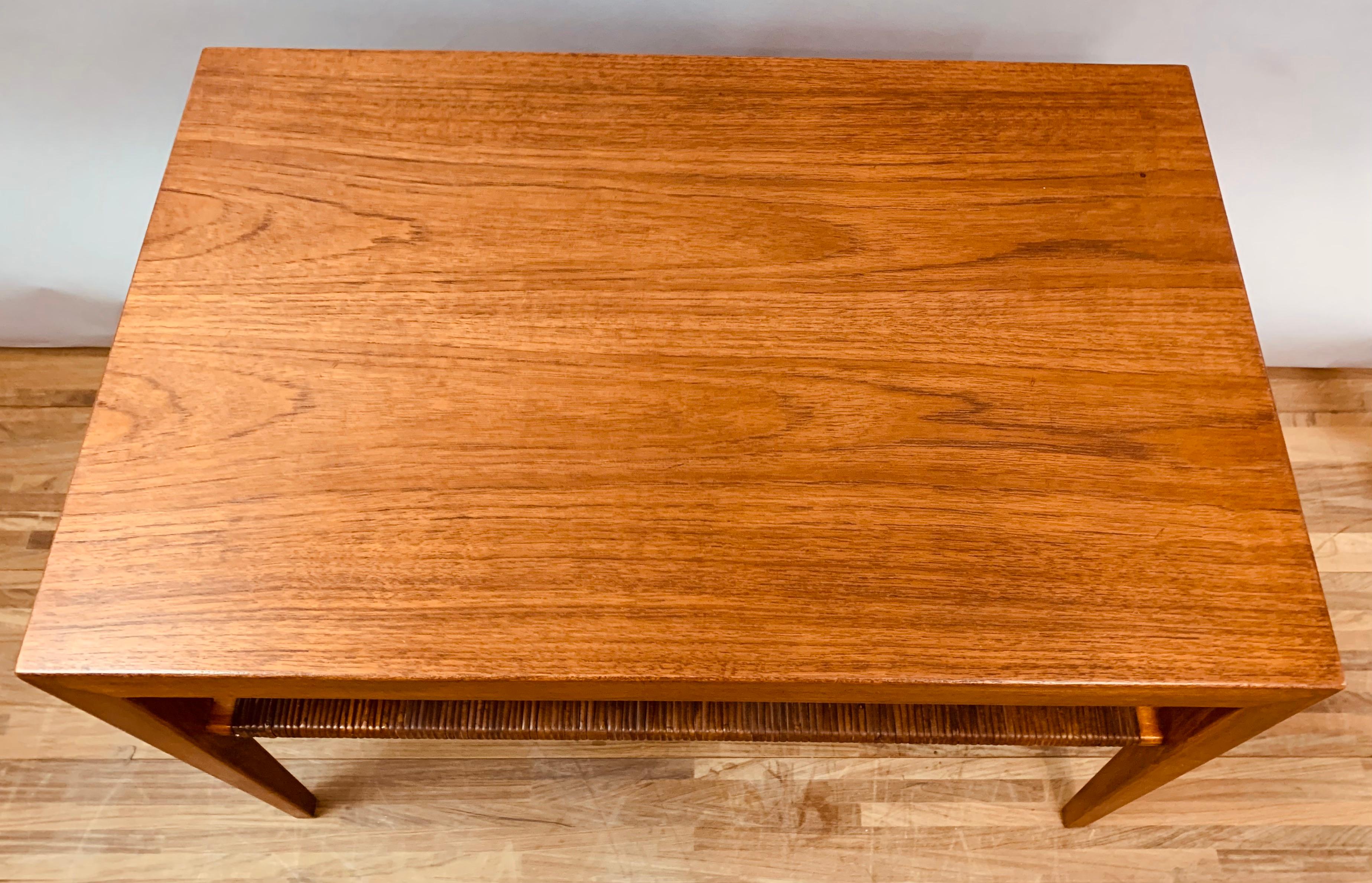 20th Century 1950s Danish Teak Severin Hansen for Haslev Furniture Coffee or Side Table
