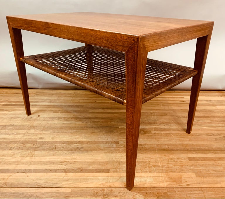 1950s Danish Teak Severin Hansen for Haslev Furniture Coffee or Side Table 2