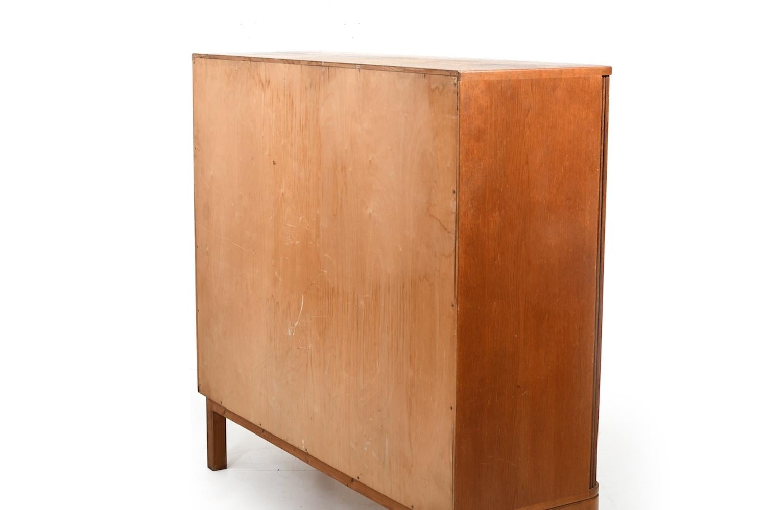 1950s Danish Teak Tabour Doors Cabinet For Sale 4