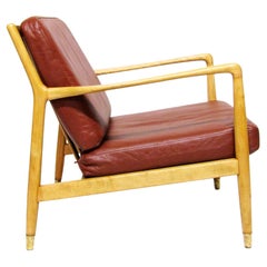 1950s Danish "USA 143" Lounge Chair by Folke Ohlsson for P Jeppesens