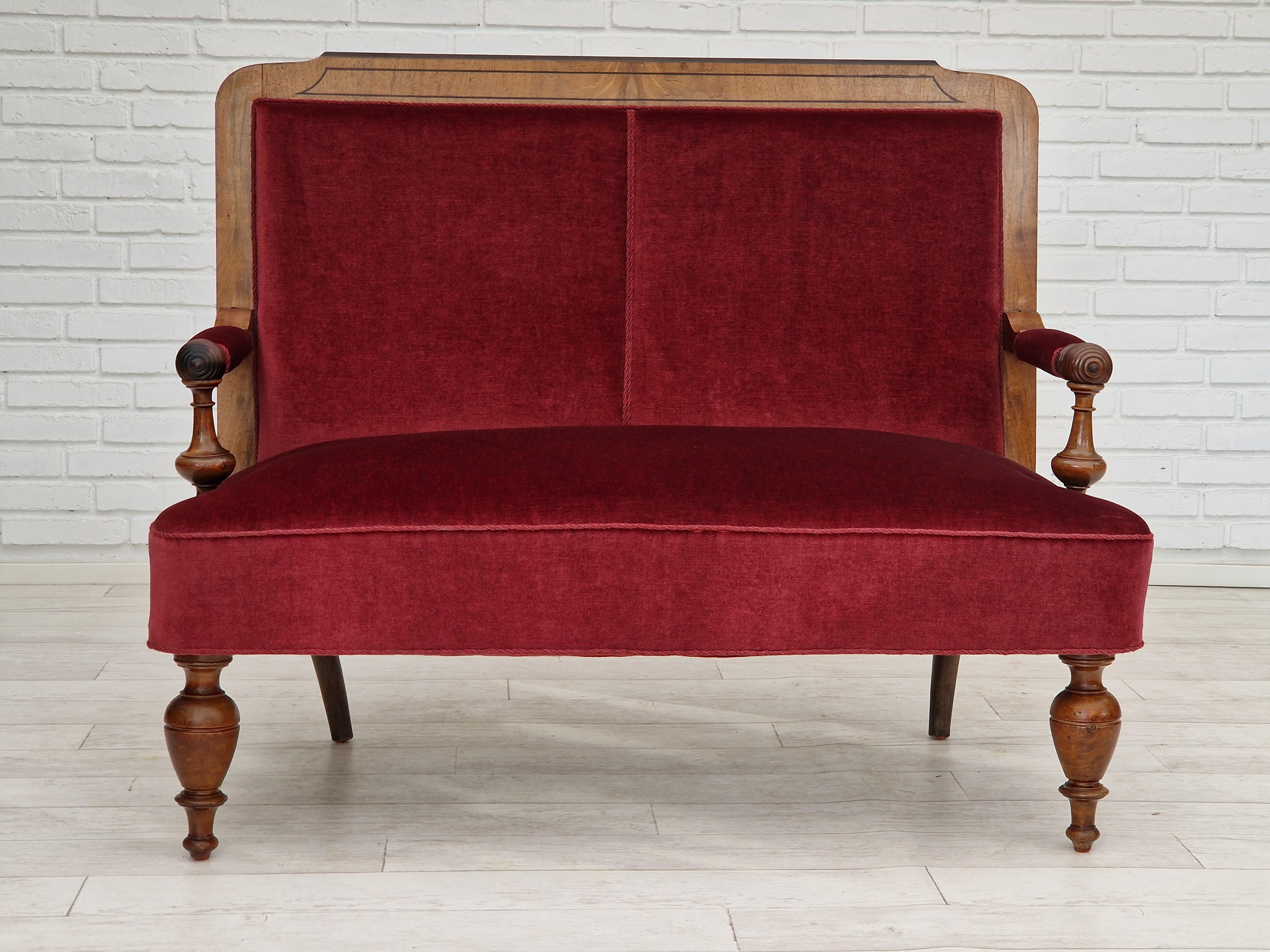 1950s, Danish Vintage 2 Seater Sofa, Original Very Good Condition en vente 1