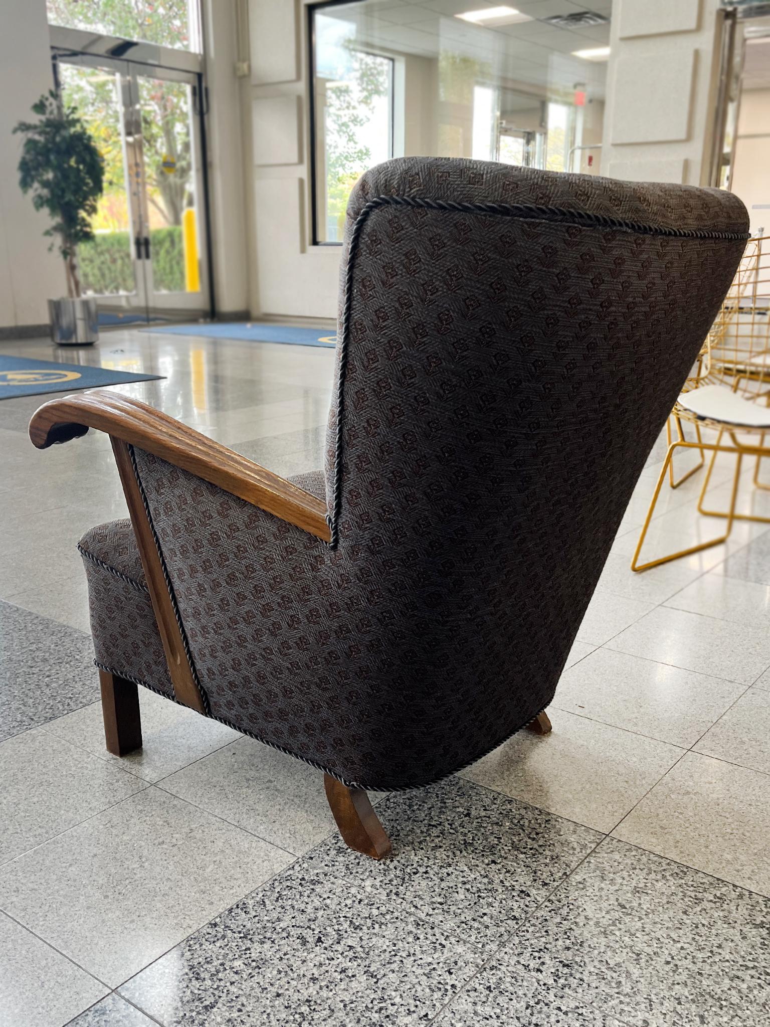 Danois Fauteuil danois à dossier pivotant des années 1950 dans le style d'Alfred Christensen en vente
