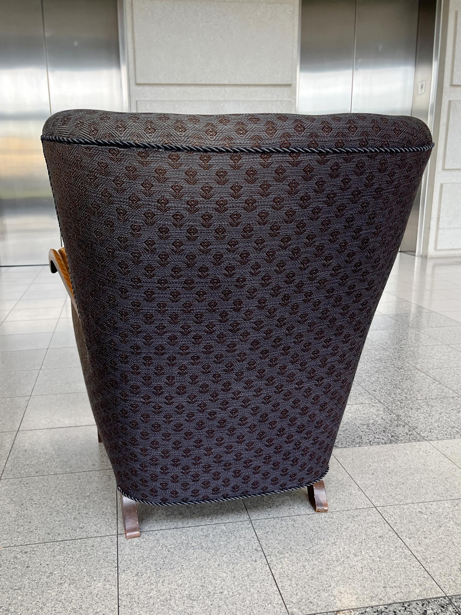 Fauteuil danois à dossier pivotant des années 1950 dans le style d'Alfred Christensen Bon état - En vente à New York, NY