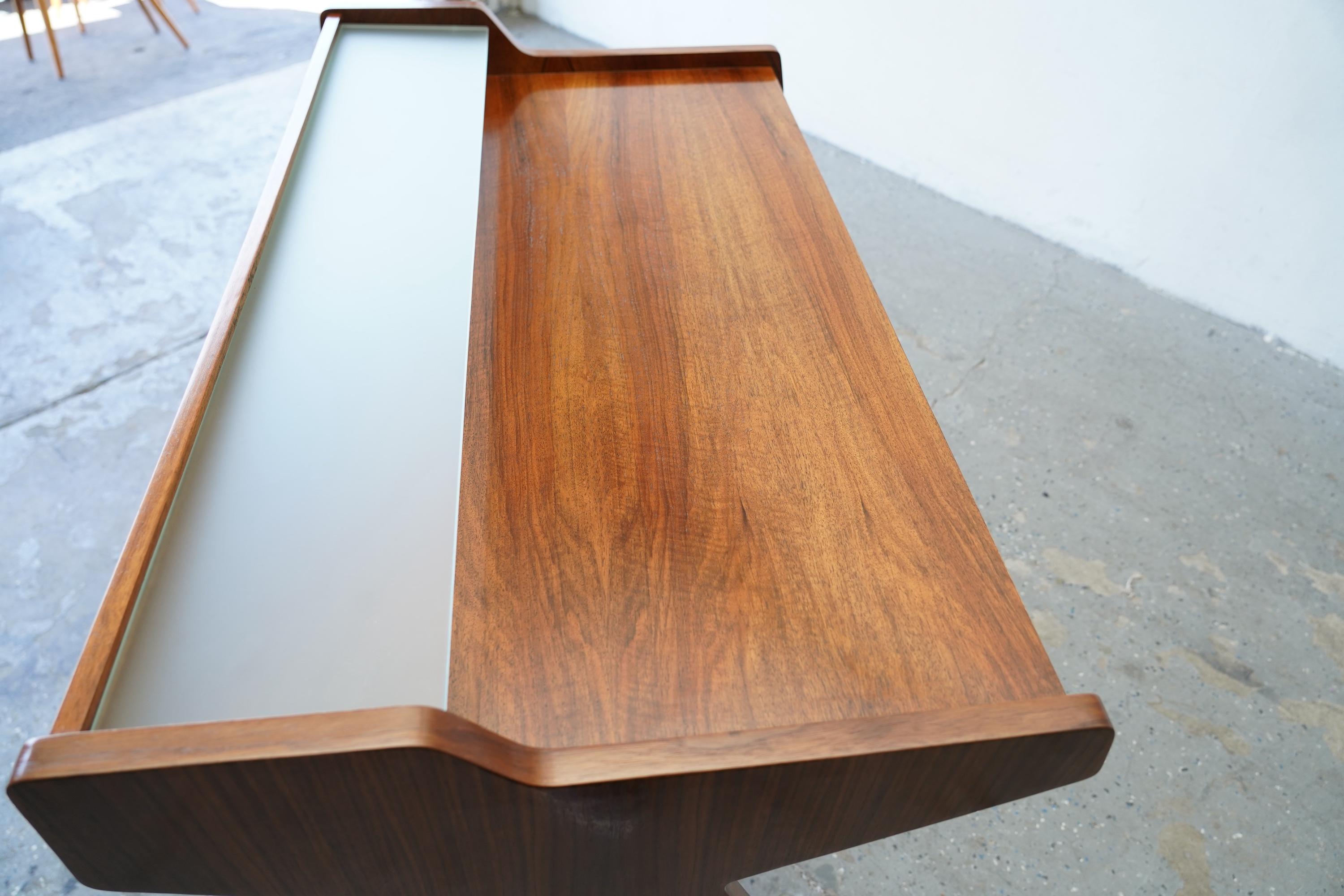 1950s Danish Writing Desk by Helmut Magg — Restored Design Classic For Sale 5