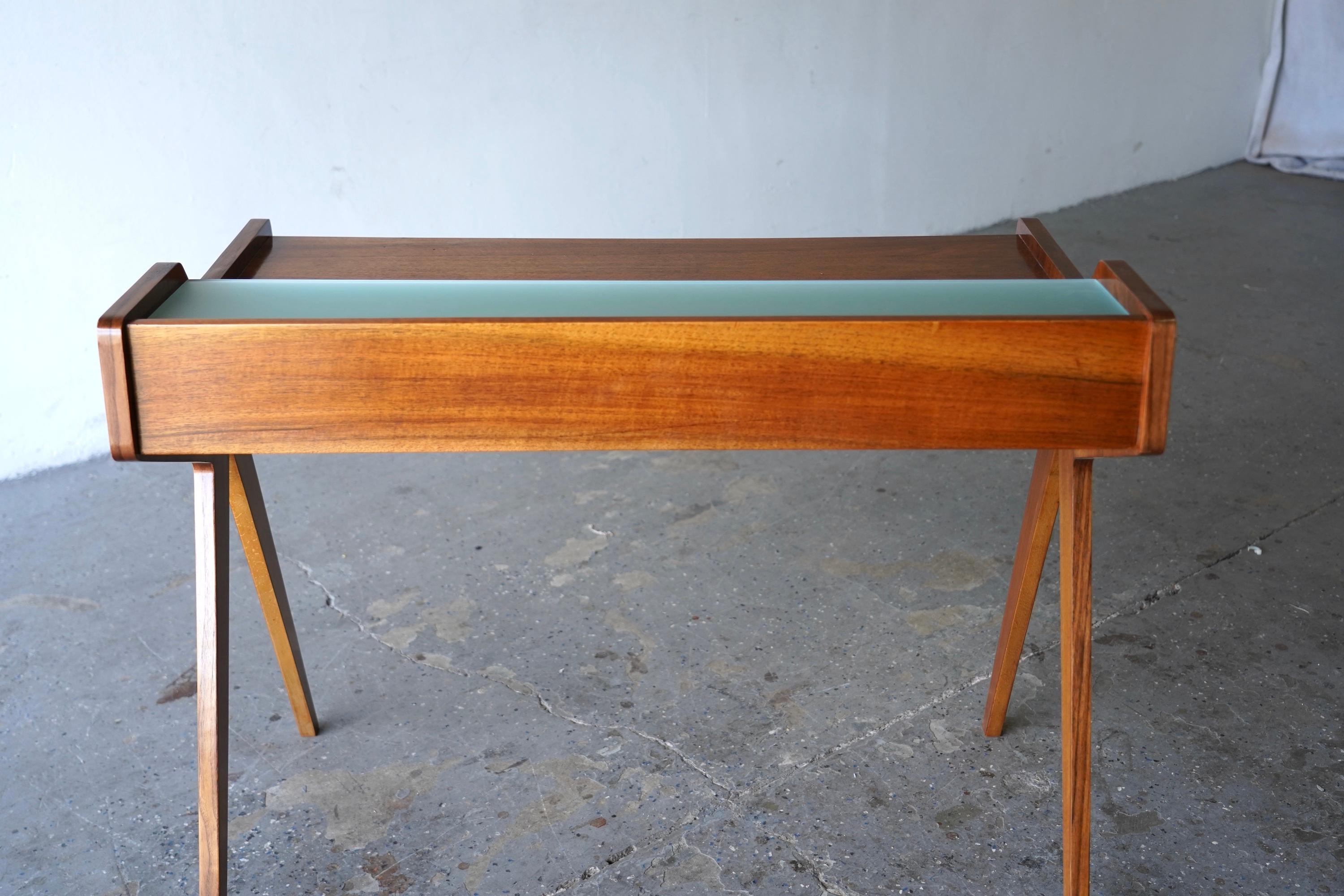1950s Danish Writing Desk by Helmut Magg — Restored Design Classic For Sale 3