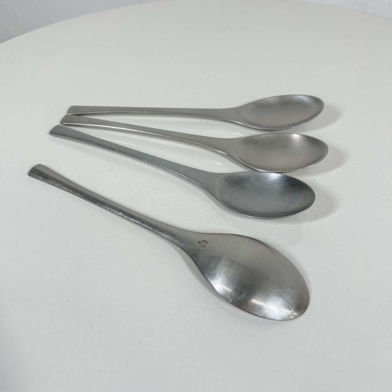 1950s Dansk Set 4 Spoons Odin Modern IHQ Jens Quistgaard Germany 1