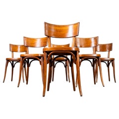 1950's Dark Honey Colour Baumann Bentwood Dining Chairs - Good Qty Available