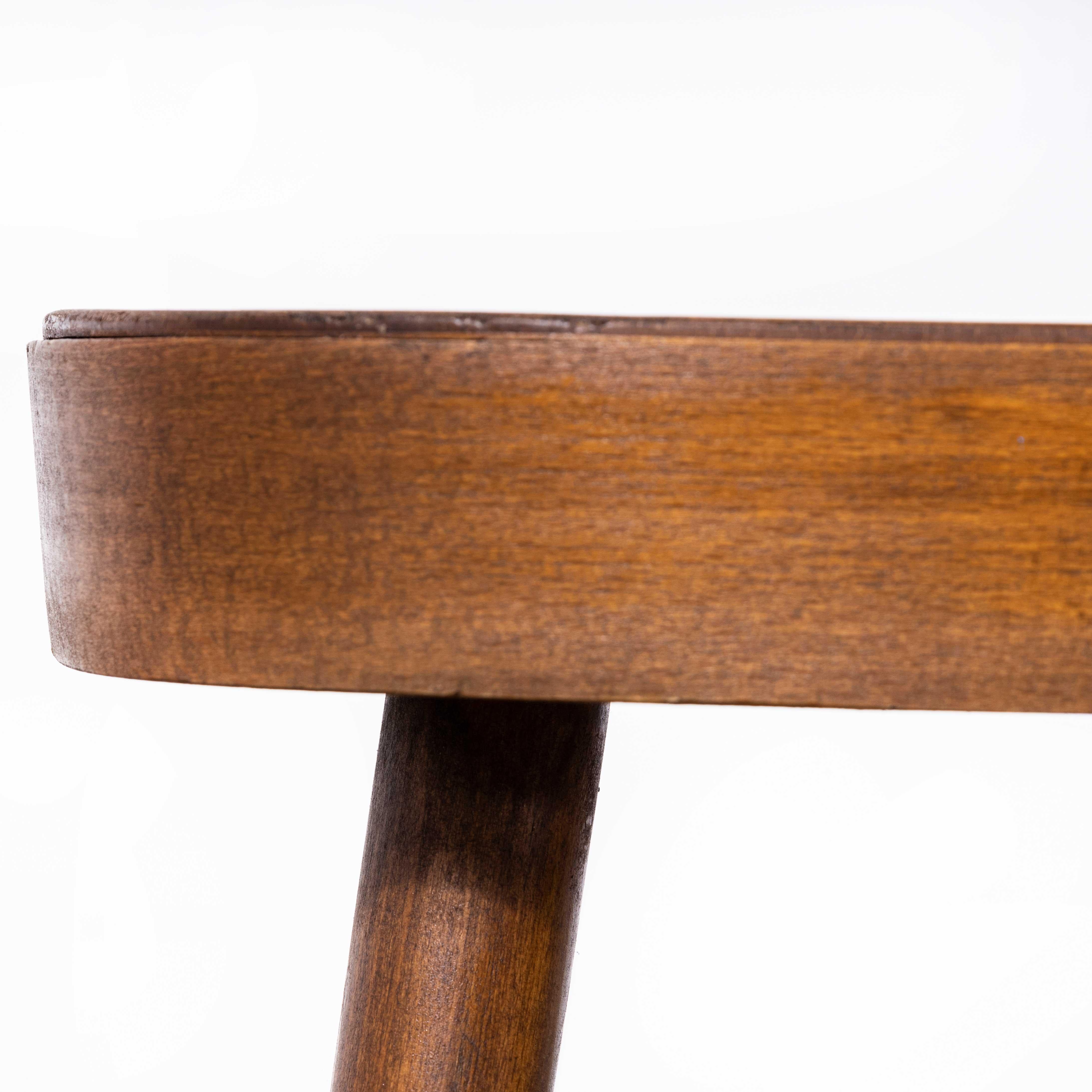 Esszimmer-Beistellstuhl aus dunkler Eiche aus den 1950er Jahren – Oswald Haerdtl, Modell 515, Paar im Zustand „Gut“ im Angebot in Hook, Hampshire