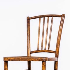 1950's Dark Rod Backed Luterma Dining Chairs - Pair