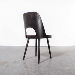 1950's, Dark Walnut Side Chair, Oswald Haerdtl Model 515, Set of Four