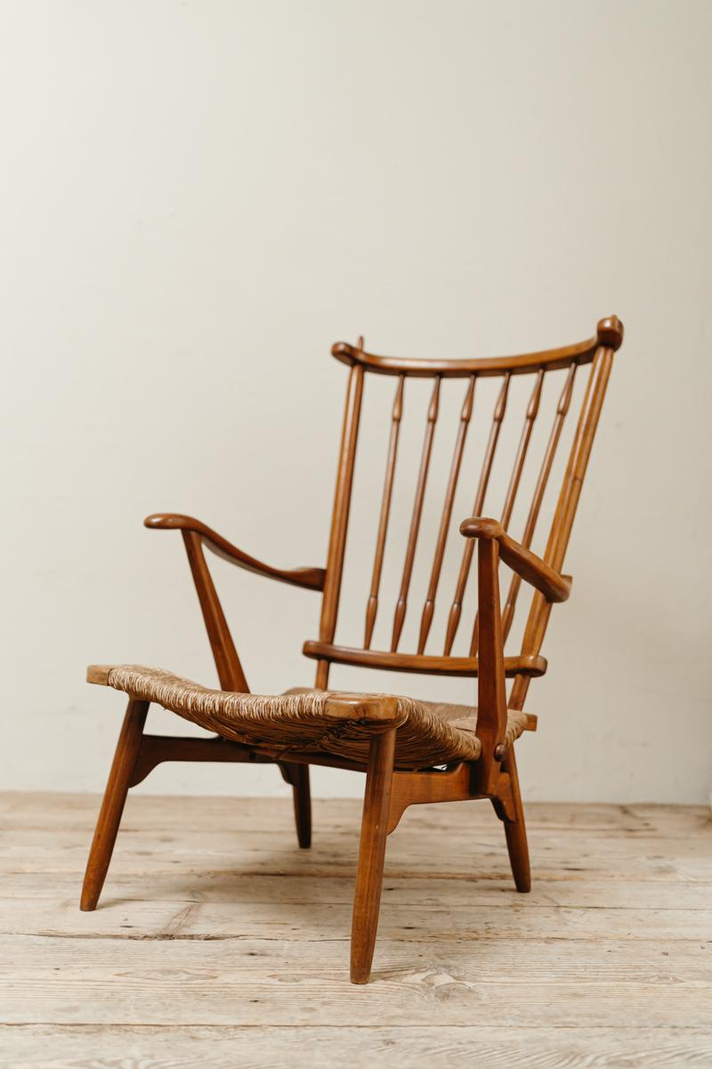Dutch 1950's De Ster Gelderland Lounge Chair For Sale