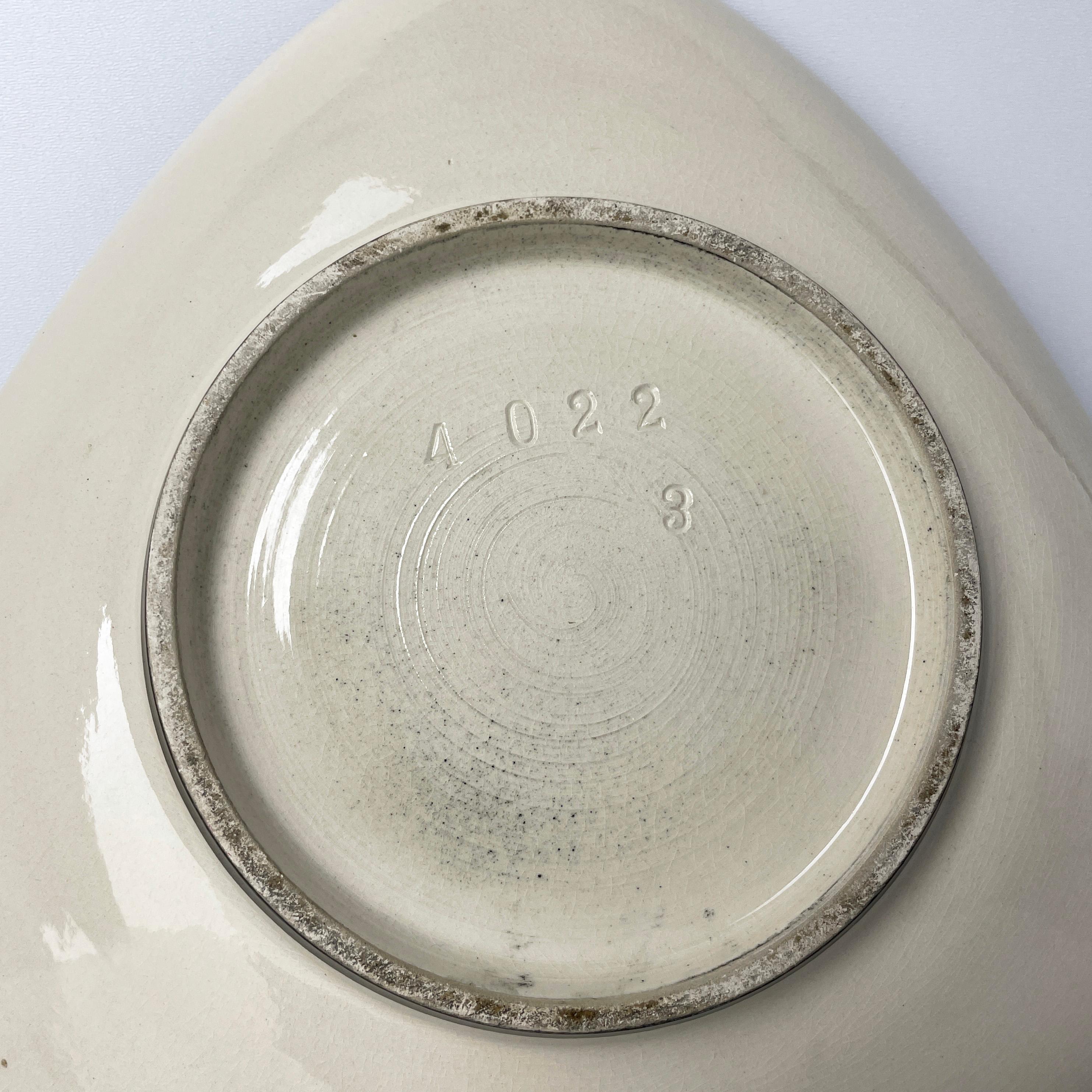 1950's Decorative Ceramic Plate / Bowl For Sale 5