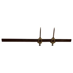 1950s Decorative Collectible Vintage Tool Rosewood & Brass Carpentry Woodworking