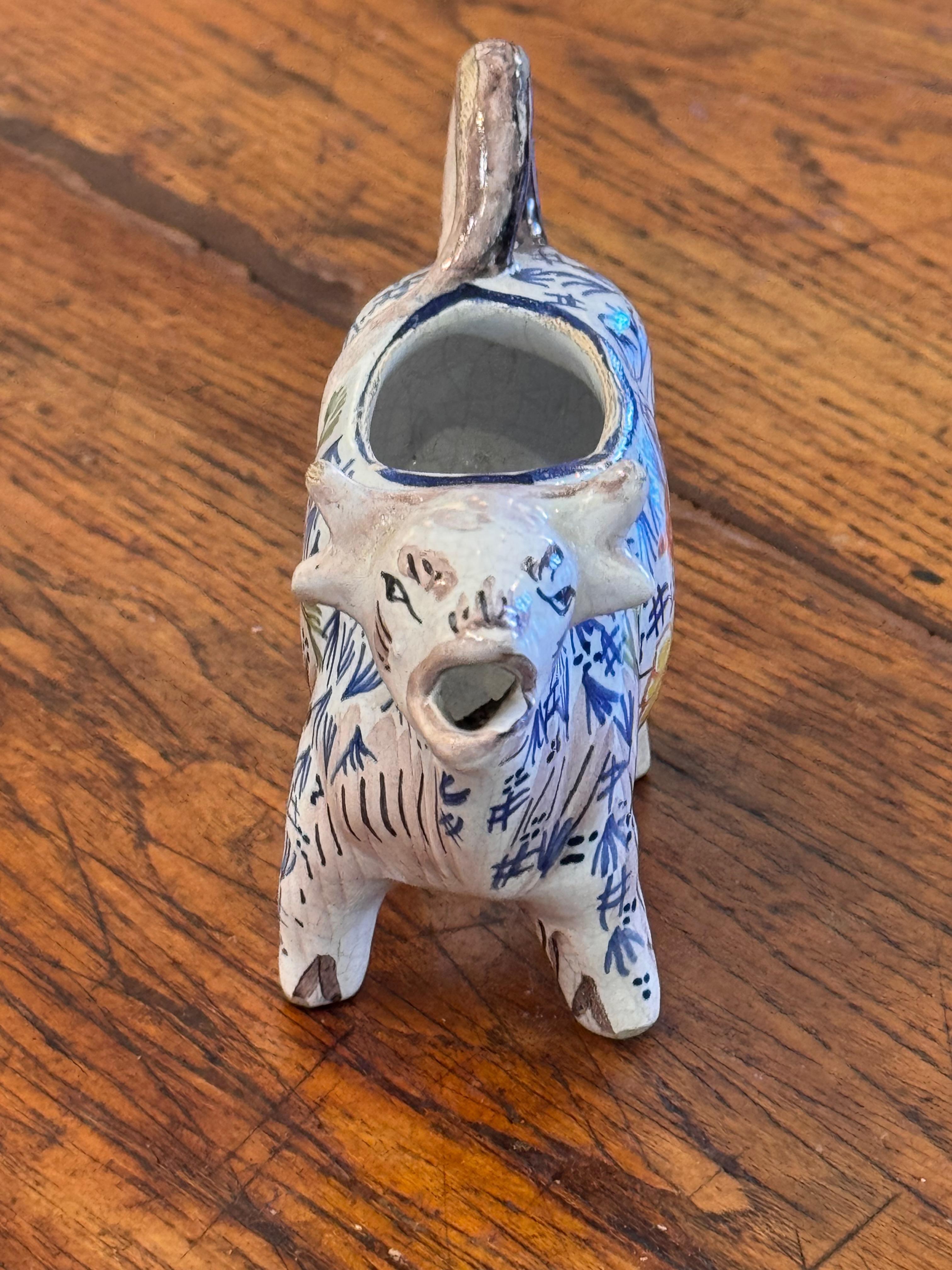 1950er Delft Kuh Creamer im Zustand „Gut“ im Angebot in Charlottesville, VA