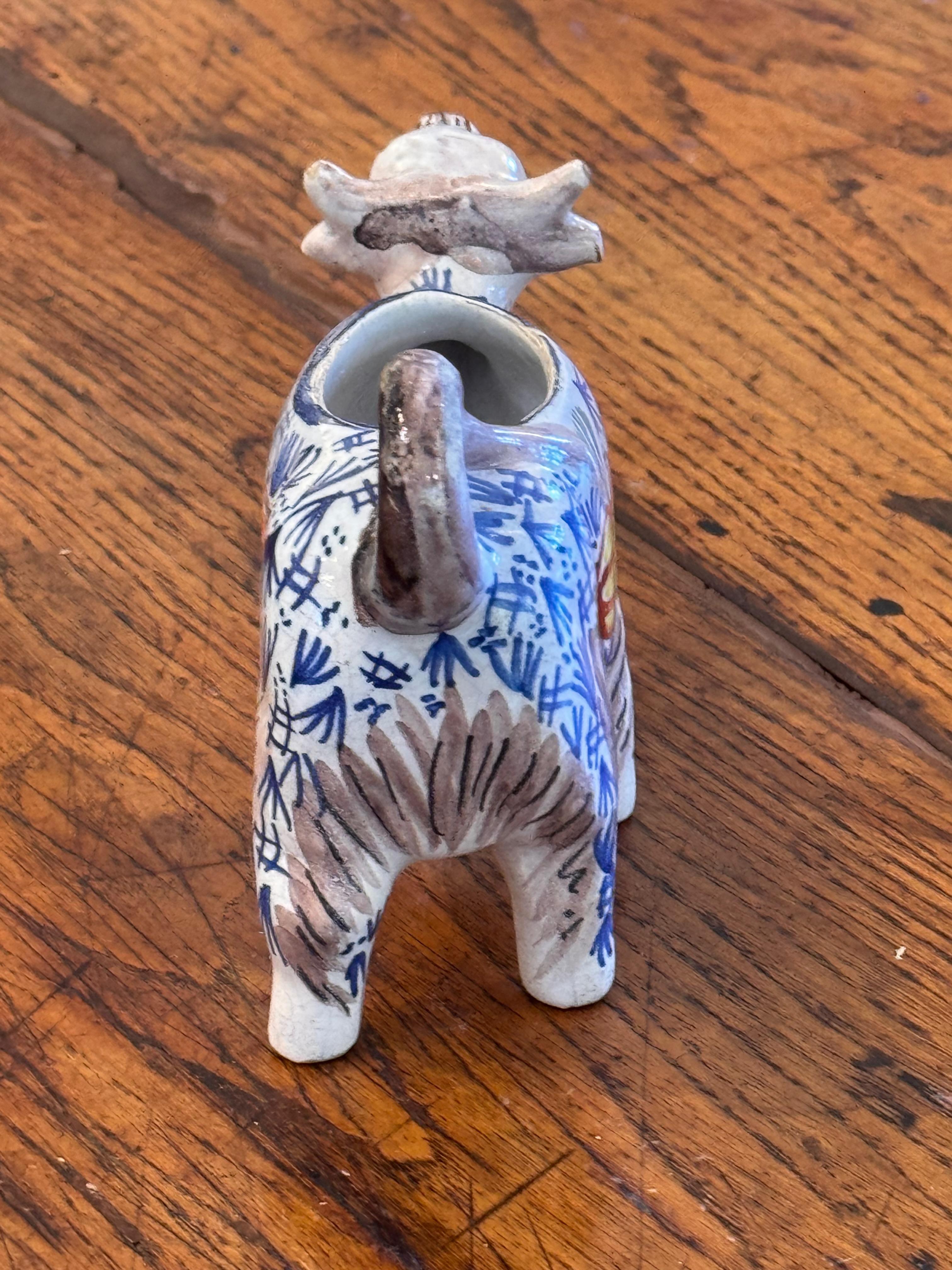 1950er Delft Kuh Creamer (Delfter Blau) im Angebot