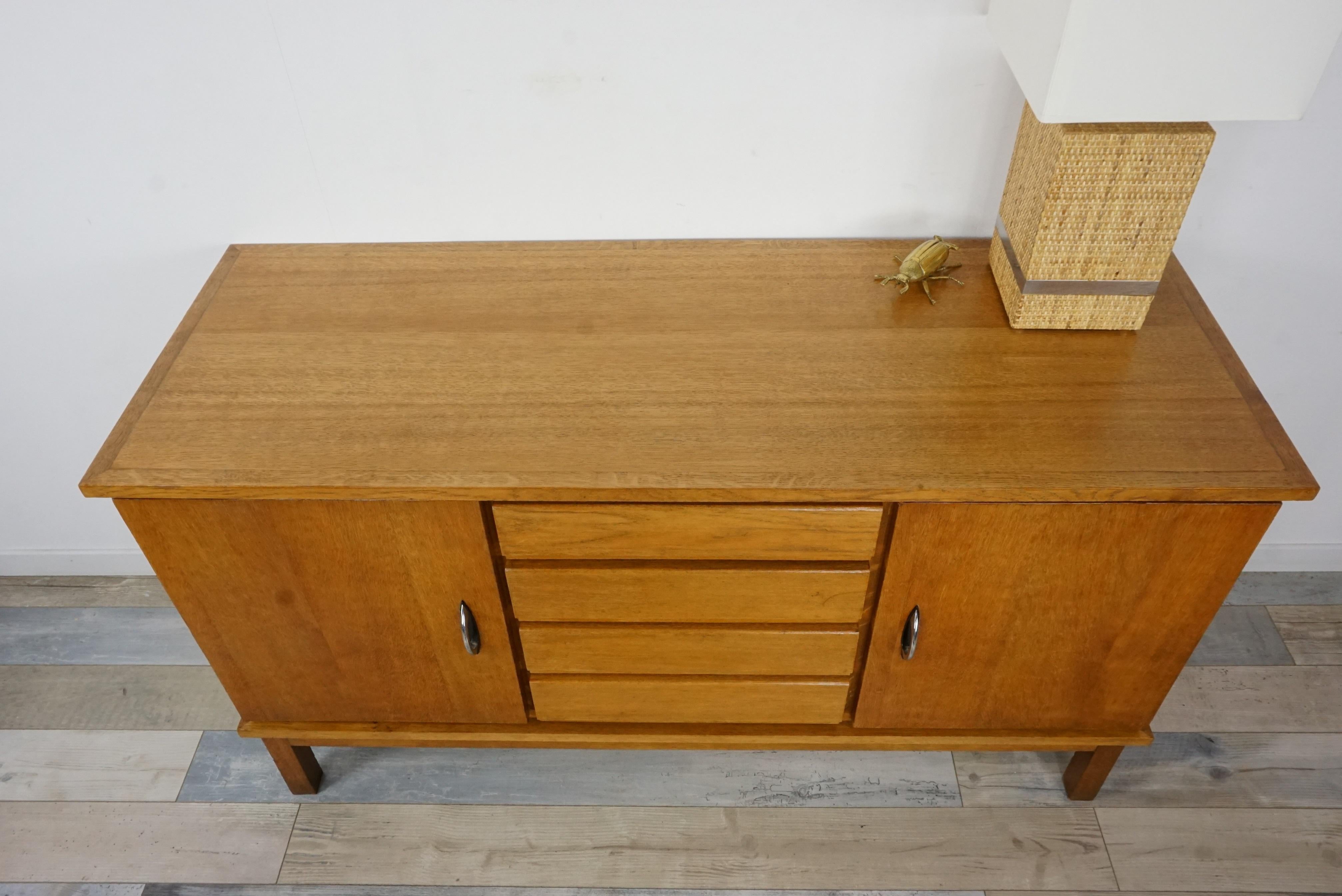 1950s Design Wooden Sideboard In Good Condition In Tourcoing, FR