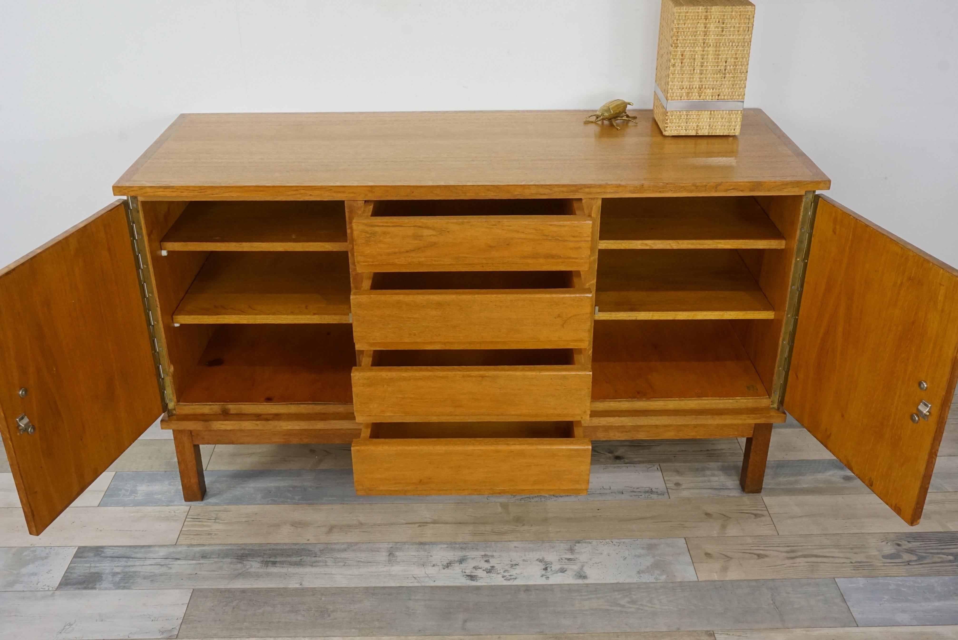 Mid-20th Century 1950s Design Wooden Sideboard