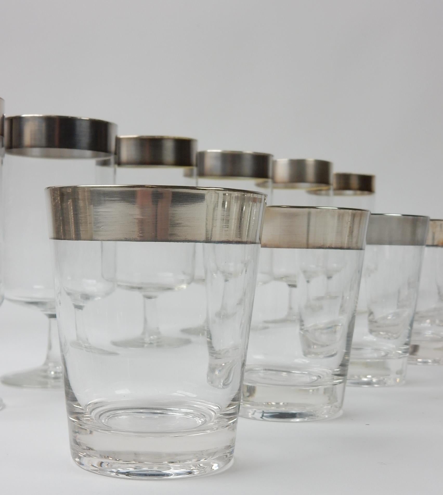 50s drinking glasses