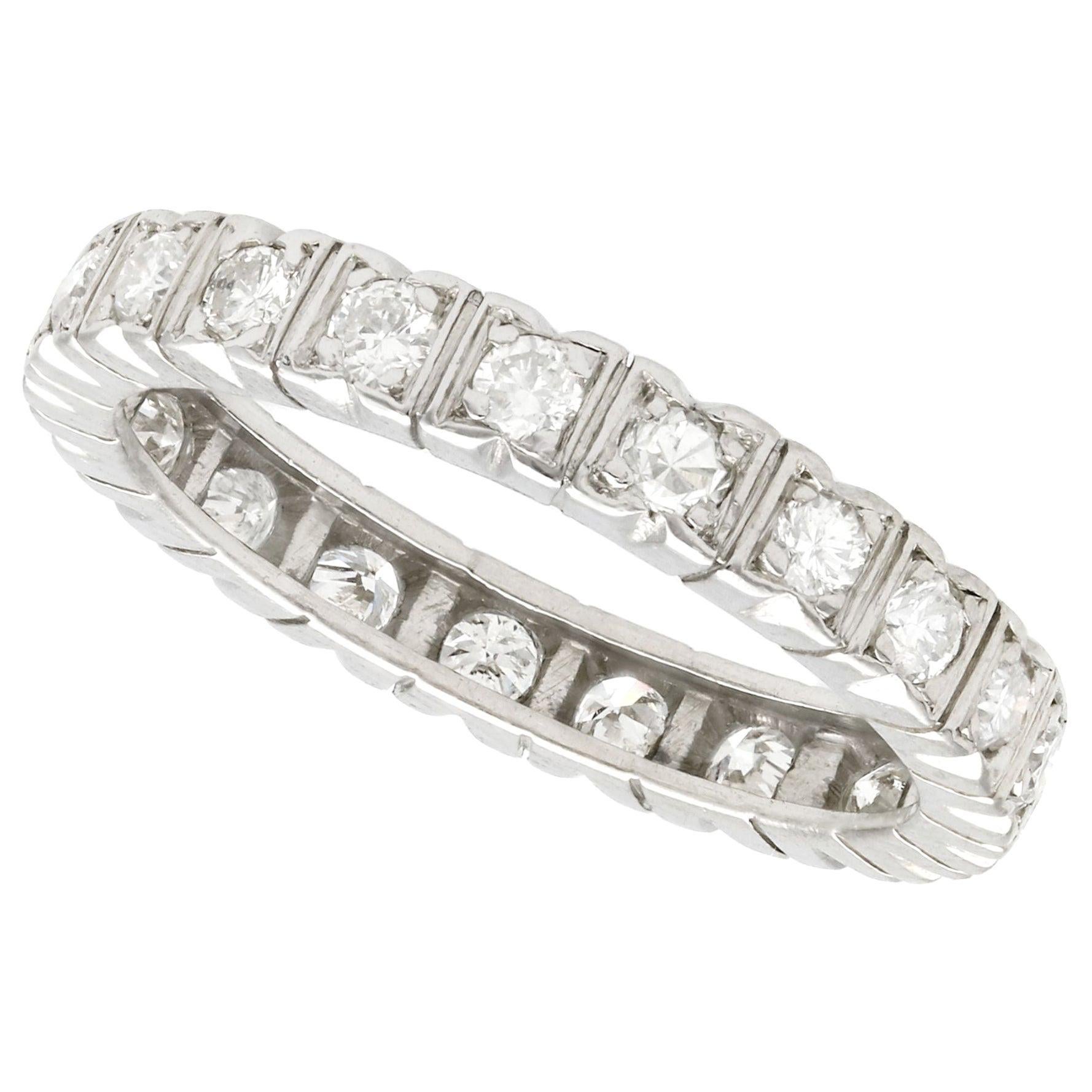 1950s Diamond and Platinum Full Eternity Ring