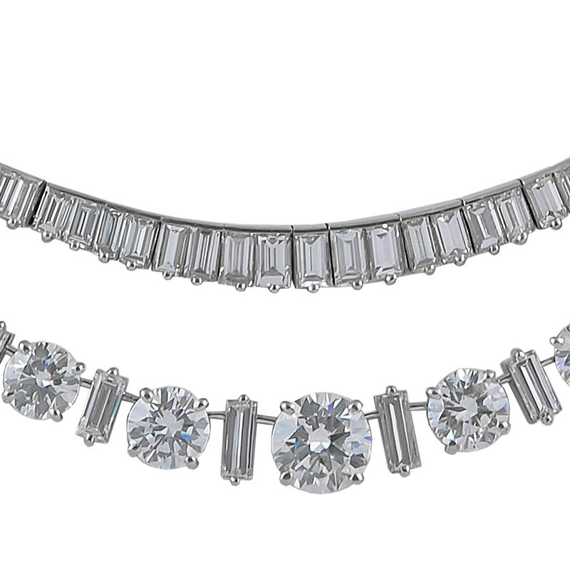 diamond fringe necklace