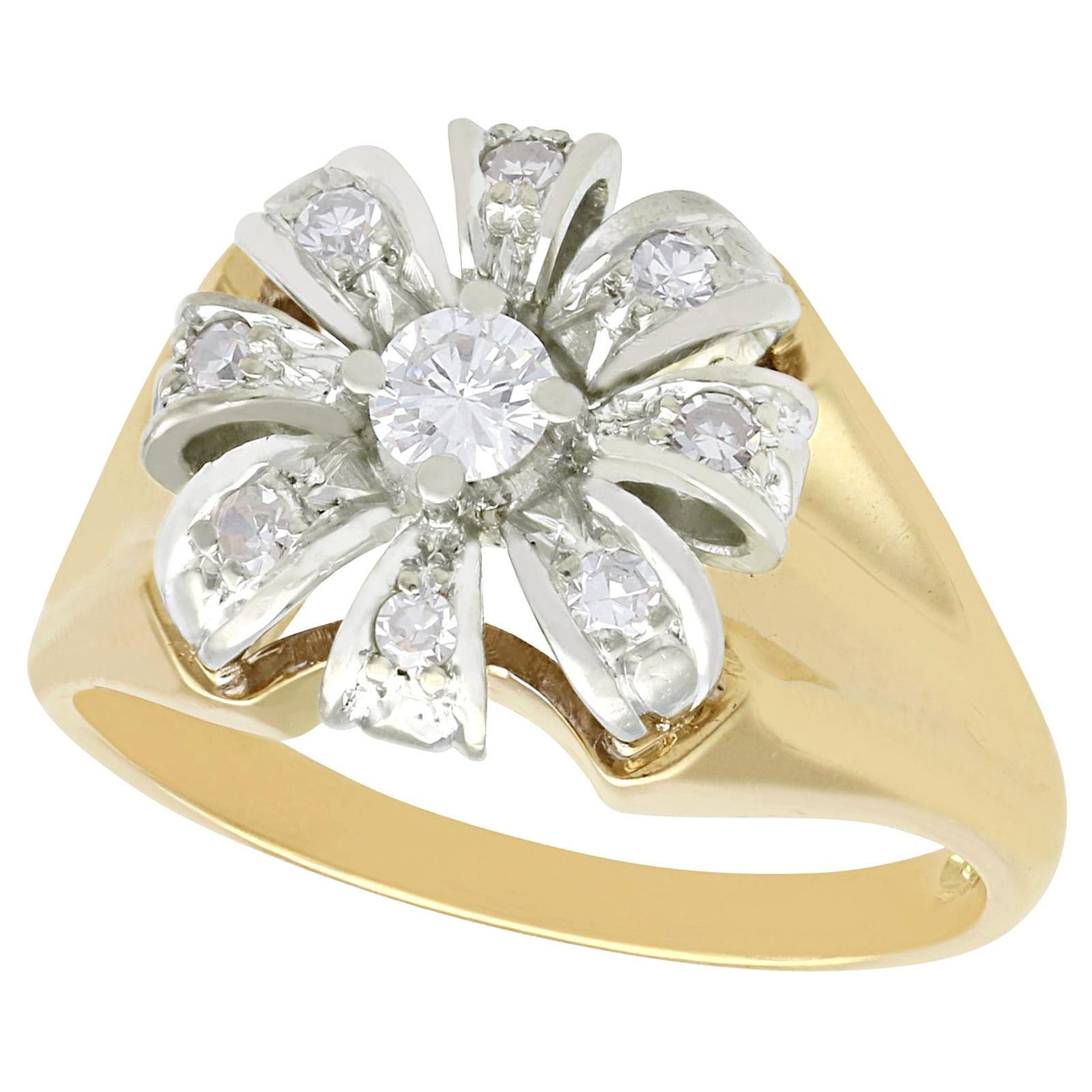 Multistones Cluster Ring For Sale at 1stDibs