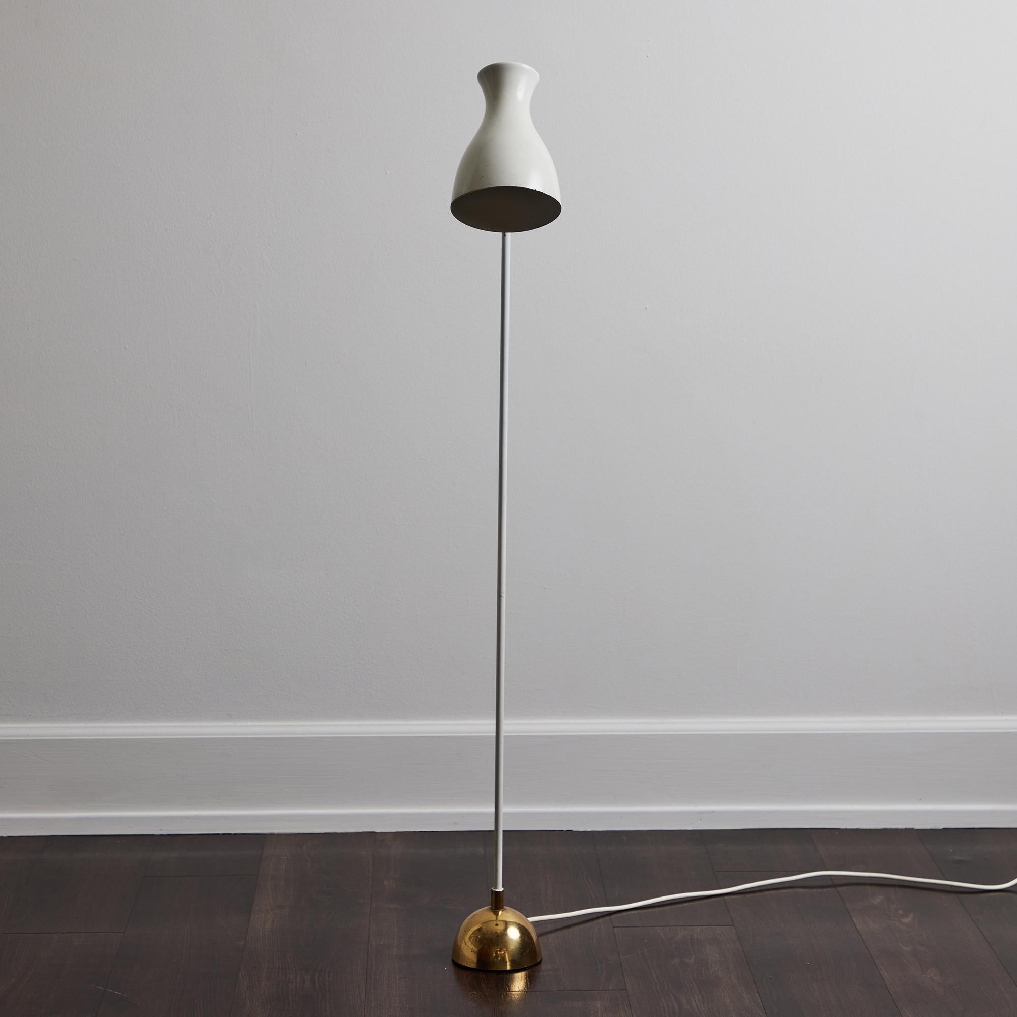 1950s Dieter Schulz Model No. 57/416 Floor Lamp for Wohnbedarf AG Schweiz For Sale 3