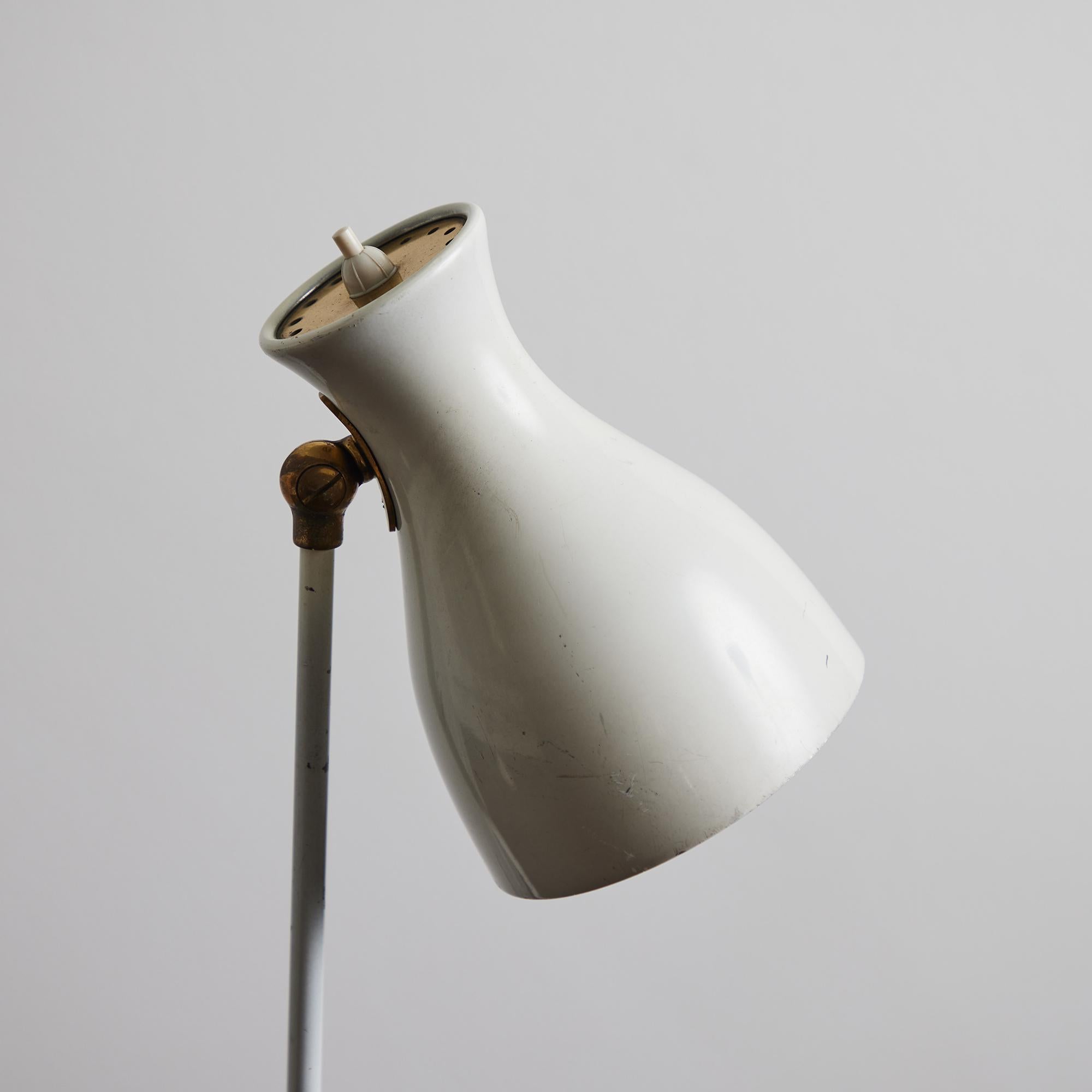 Lámpara de pie Dieter Schulz Model No. 57/416 de los años 50 para Wohnbedarf AG Schweiz 6