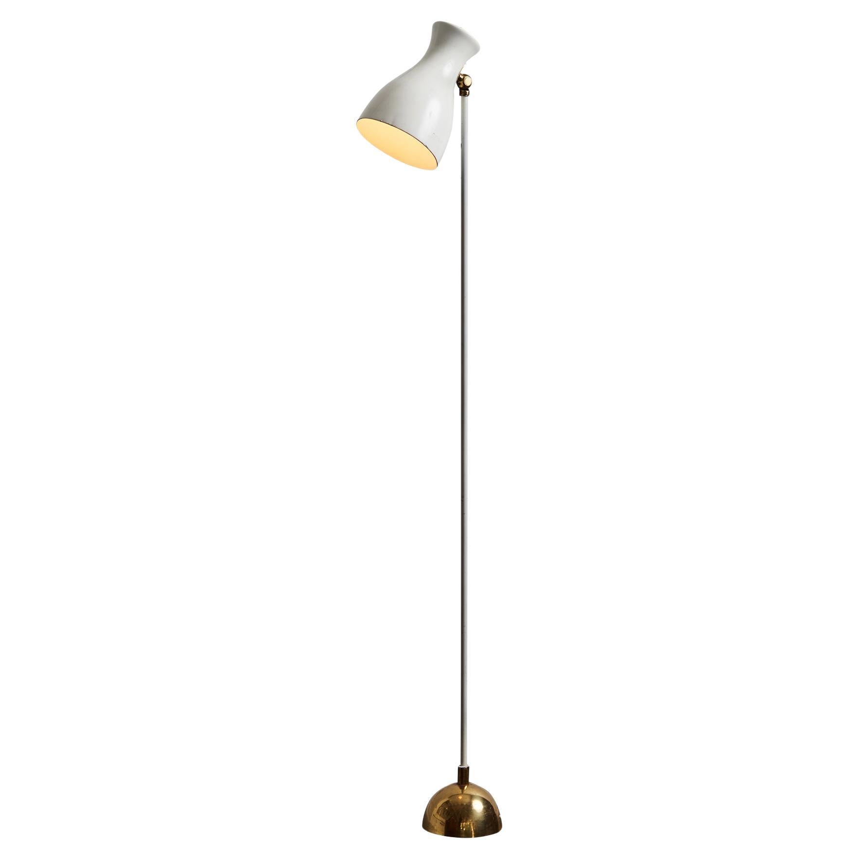 Lampadaire des années 1950 Dieter Schulz modèle n° 57/416 pour Wohnbedarf AG Schweiz