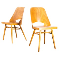 Chaises de salle à manger des années 1950 par Radomir Hoffman, paire