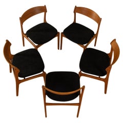 1950s Dining chairs, Erik Buch