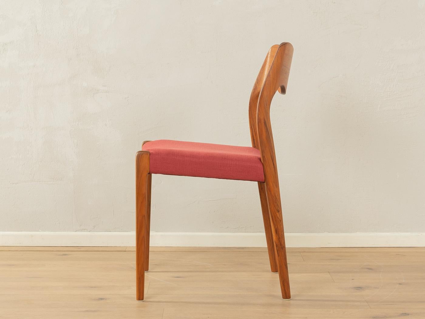 Mid-20th Century 1950s Dining chairs, Nils O. Møller 