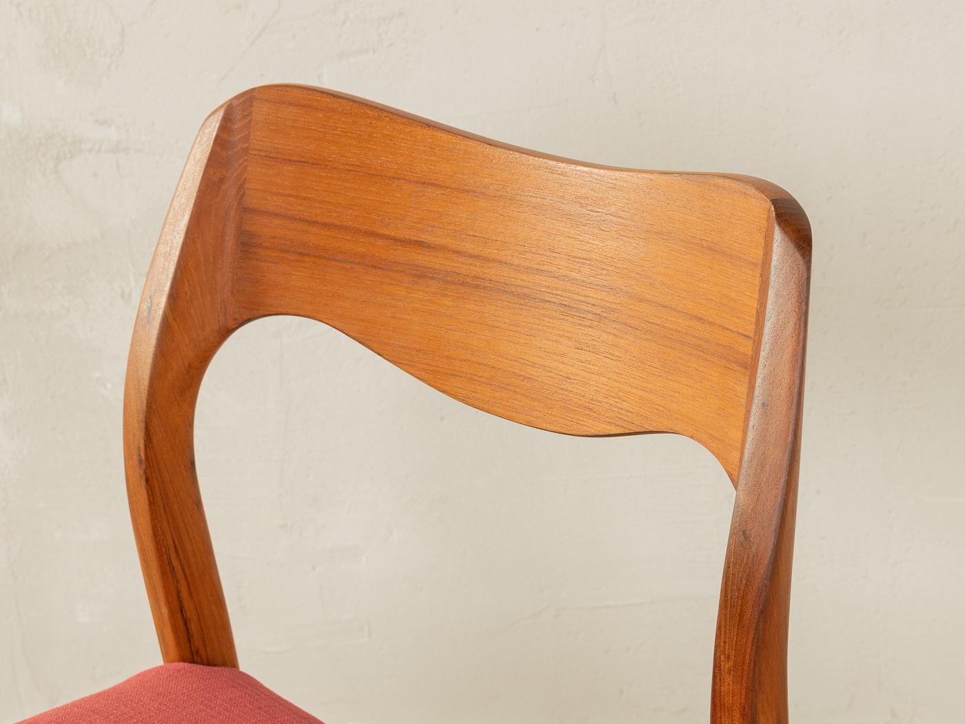 1950s Dining chairs, Nils O. Møller  1