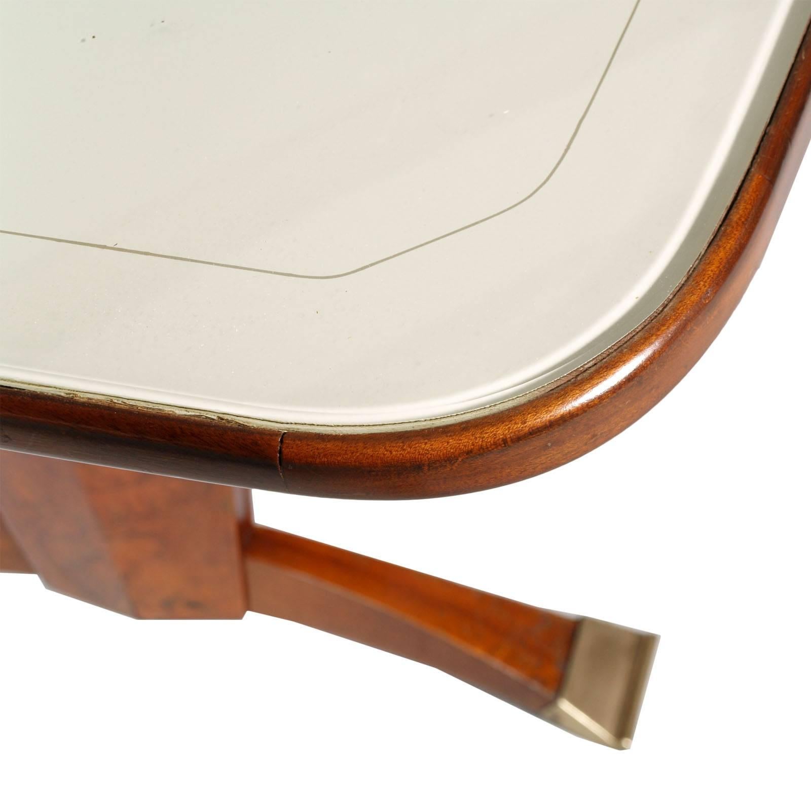 20ième siècle Table de salle à manger et chaises des années 1950 de Cantù, Melchiorre Bega attribué, acajou en vente