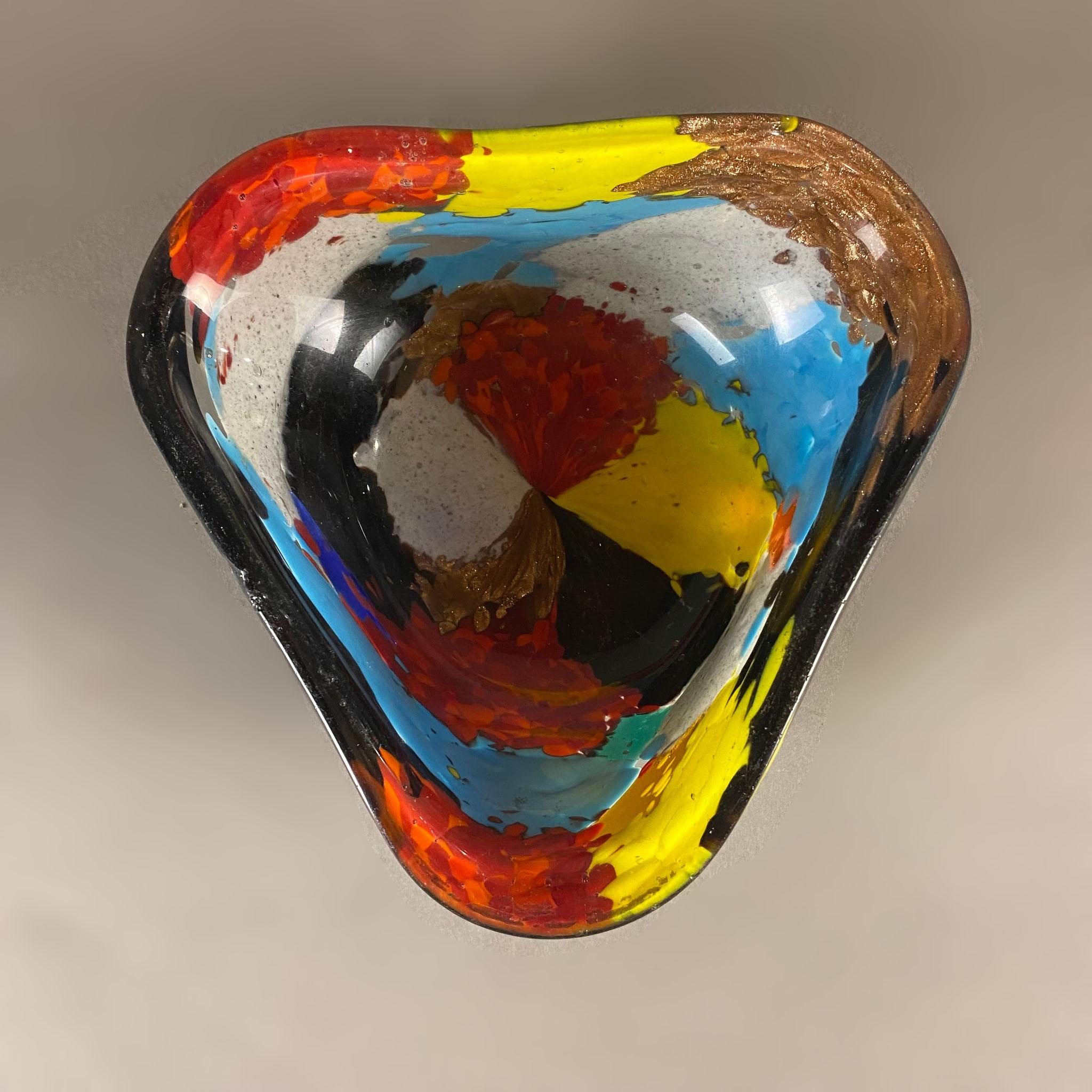 italien Coupe en verre de Murano 