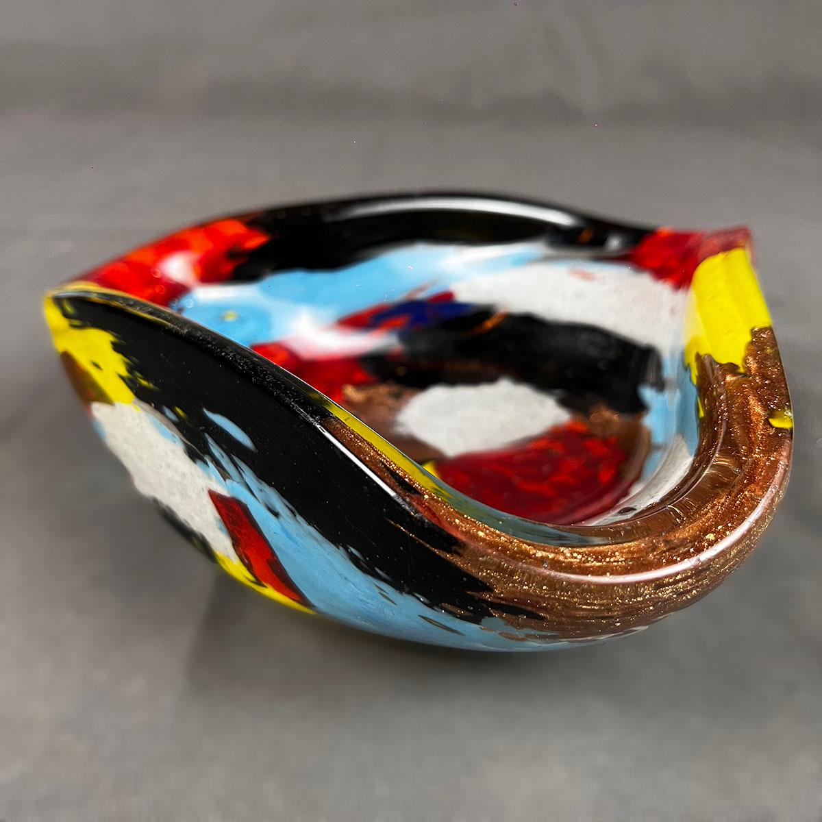 Coupe en verre de Murano 